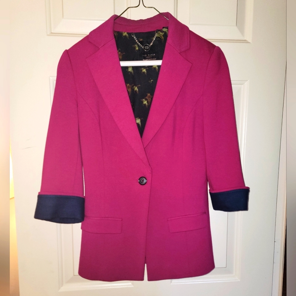 Hot pink Ted Baker blazer